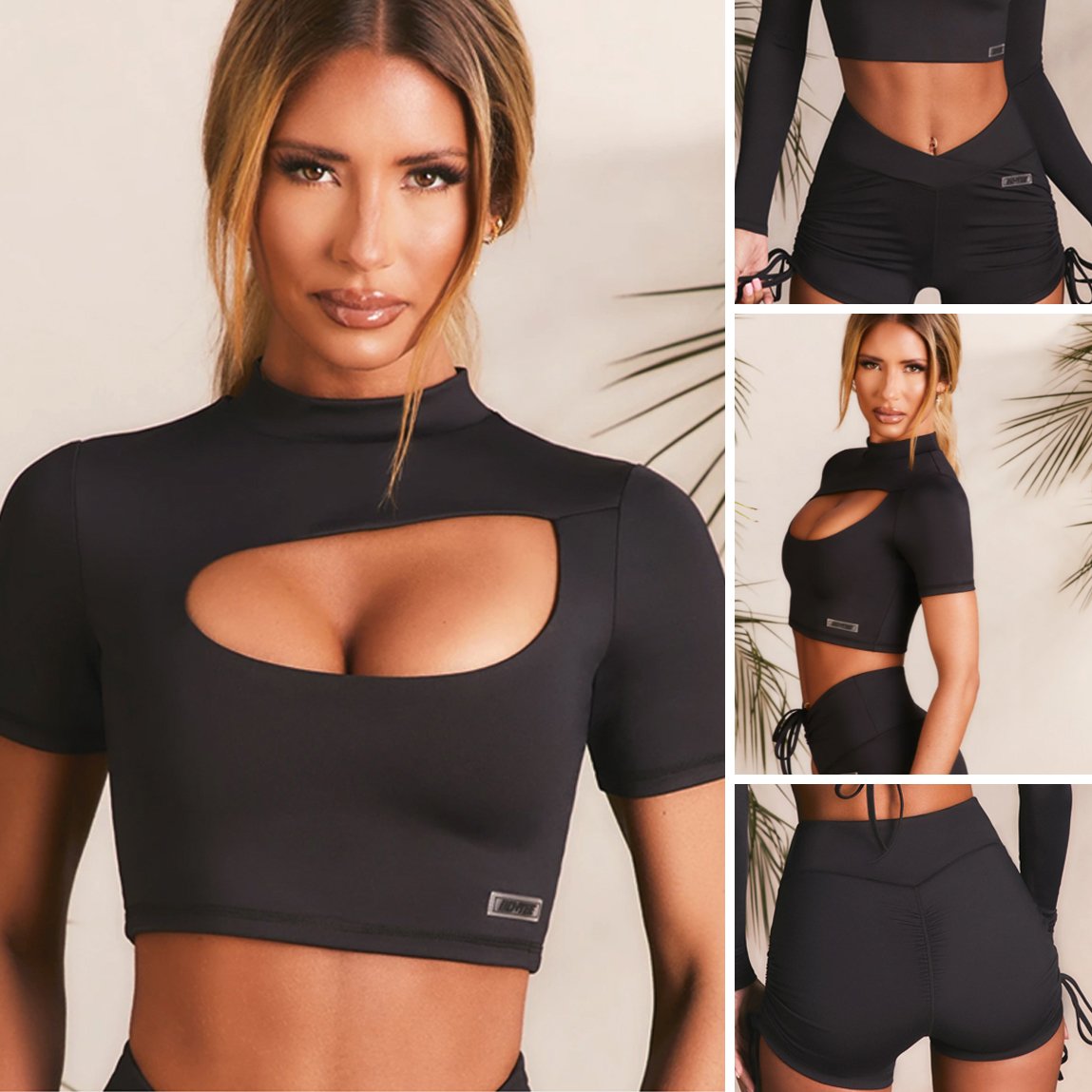 Workout Clothing, Fitness &amp; Yoga Activewear Short Sleeve
